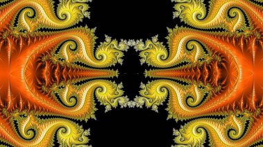 Soyut Bilgisayar Fraktal Tasarımı. Fraktal hiç bitmeyen bir desen. Fraktallar, farklı ölçeklerde kendine benzeyen sonsuz derecede karmaşık kalıplardır. Cep telefonu duvar kağıdı için harika.