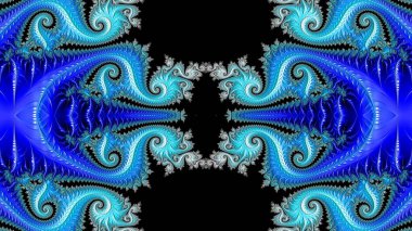 Soyut Bilgisayar Fraktal Tasarımı. Fraktal hiç bitmeyen bir desen. Fraktallar, farklı ölçeklerde kendine benzeyen sonsuz derecede karmaşık kalıplardır. Cep telefonu duvar kağıdı için harika.
