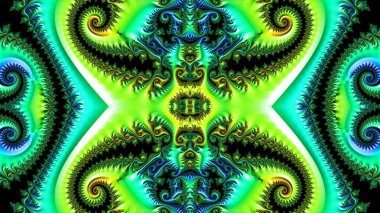 Soyut Bilgisayar Fraktal Tasarımı. Fraktal hiç bitmeyen bir desen. Fraktallar, farklı ölçeklerde kendine benzeyen sonsuz derecede karmaşık kalıplardır. Cep telefonu duvar kağıdı için harika.