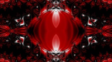 Soyut Bilgisayar Fraktal Tasarımı. Fraktal hiç bitmeyen bir desen. Fraktallar, farklı ölçeklerde kendine benzeyen sonsuz derecede karmaşık kalıplardır. Cep telefonu duvar kağıdı için harika.