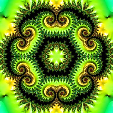 Soyut Bilgisayar Fraktal Tasarımı. Fraktal hiç bitmeyen bir desen. Fraktallar, farklı ölçeklerde kendine benzeyen sonsuz derecede karmaşık kalıplardır. Cep telefonu duvar kağıdı için harika.