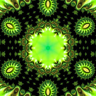 Soyut Bilgisayar Fraktal Tasarımı. Fraktal hiç bitmeyen bir desen. Fraktallar, farklı ölçeklerde kendine benzeyen sonsuz derecede karmaşık kalıplardır. Cep telefonu duvar kağıdı için harika.