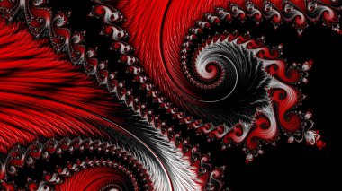 Soyut Bilgisayar Fraktal Tasarımı. Fraktal hiç bitmeyen bir desen. Fraktallar, farklı ölçeklerde kendine benzeyen sonsuz derecede karmaşık kalıplardır. Cep telefonu duvar kağıdı için harika.