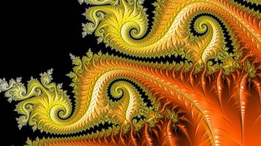 Soyut Bilgisayar Fraktal Tasarımı. Fraktal hiç bitmeyen bir desen. Fraktallar, farklı ölçeklerde kendine benzeyen sonsuz derecede karmaşık kalıplardır. Cep telefonu duvar kağıdı için harika.