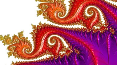 Soyut Bilgisayar Fraktal Tasarımı. Fraktal hiç bitmeyen bir desen. Fraktallar, farklı ölçeklerde kendine benzeyen sonsuz derecede karmaşık kalıplardır. Cep telefonu duvar kağıdı için harika.