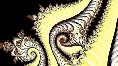 Soyut Bilgisayar Fraktal Tasarımı. Fraktal hiç bitmeyen bir desen. Fraktallar, farklı ölçeklerde kendine benzeyen sonsuz derecede karmaşık kalıplardır. Cep telefonu duvar kağıdı için harika.