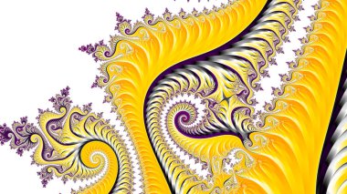 Soyut Bilgisayar Fraktal Tasarımı. Fraktal hiç bitmeyen bir desen. Fraktallar, farklı ölçeklerde kendine benzeyen sonsuz derecede karmaşık kalıplardır. Cep telefonu duvar kağıdı için harika.