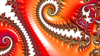 Soyut Bilgisayar Fraktal Tasarımı. Fraktal hiç bitmeyen bir desen. Fraktallar, farklı ölçeklerde kendine benzeyen sonsuz derecede karmaşık kalıplardır. Cep telefonu duvar kağıdı için harika.