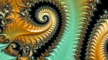 Soyut Bilgisayar Fraktal Tasarımı. Fraktal hiç bitmeyen bir desen. Fraktallar, farklı ölçeklerde kendine benzeyen sonsuz derecede karmaşık kalıplardır. Cep telefonu duvar kağıdı için harika.