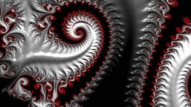 Soyut Bilgisayar Fraktal Tasarımı. Fraktal hiç bitmeyen bir desen. Fraktallar, farklı ölçeklerde kendine benzeyen sonsuz derecede karmaşık kalıplardır. Cep telefonu duvar kağıdı için harika.