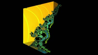 Soyut Bilgisayar Fraktal Tasarımı. Fraktal hiç bitmeyen bir desen. Fraktallar, farklı ölçeklerde kendine benzeyen sonsuz derecede karmaşık kalıplardır. Cep telefonu duvar kağıdı için harika.