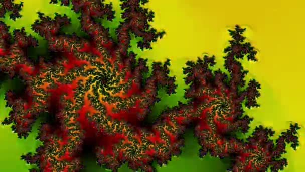 Abstract Computer Generated Fractal Design Fractal Padrão Interminável Fractais São — Vídeo de Stock