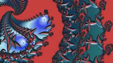 Soyut Bilgisayar Fraktal Tasarımı. Fraktal hiç bitmeyen bir desen. Fraktallar, farklı ölçeklerde kendine benzeyen sonsuz derecede karmaşık kalıplardır. Cep telefonu duvar kağıdı için harika.