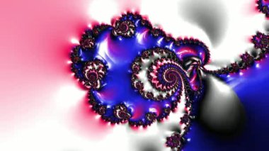 Soyut Bilgisayar Fraktal Tasarımı. Fraktal hiç bitmeyen bir desen. Fraktallar, farklı ölçeklerde kendine benzeyen sonsuz derecede karmaşık kalıplardır. Cep telefonu duvar kağıdı için harika.