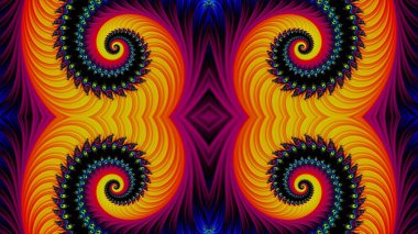 Soyut Bilgisayar Fraktal Tasarımı. Fraktal hiç bitmeyen bir desen. Fraktallar, farklı ölçeklerde kendine benzeyen sonsuz derecede karmaşık kalıplardır. Cep telefonu duvar kağıdı için harika.