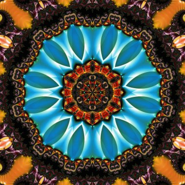 Soyut Bilgisayar Fraktal Tasarımı. Fraktal hiç bitmeyen bir desen. Fraktallar, farklı ölçeklerde kendine benzeyen sonsuz derecede karmaşık kalıplardır. Cep telefonu duvar kağıdı için harika.