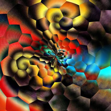 Soyut Bilgisayar Fraktal Tasarımı. Fraktal hiç bitmeyen bir desen. Fraktallar, farklı ölçeklerde kendine benzeyen sonsuz derecede karmaşık kalıplardır. Cep telefonu duvar kağıdı için harika.