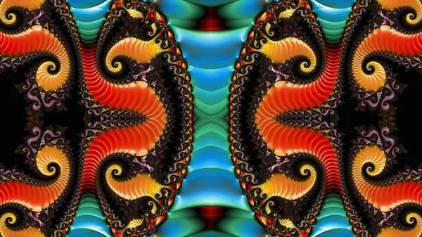 Soyut Bilgisayar Fraktal Tasarımı. Fraktal hiç bitmeyen bir desen. Fraktallar, farklı ölçeklerde kendine benzeyen sonsuz derecede karmaşık kalıplardır. Cep telefonu duvar kağıdı için harika.