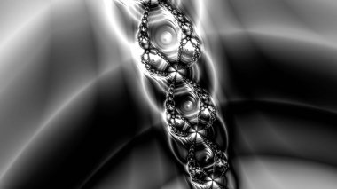 Soyut Bilgisayar Fraktal Tasarımı. Fraktal hiç bitmeyen bir desen. Fraktallar, farklı ölçeklerde kendine benzeyen sonsuz derecede karmaşık kalıplardır. Cep telefonu duvar kağıdı için harika.