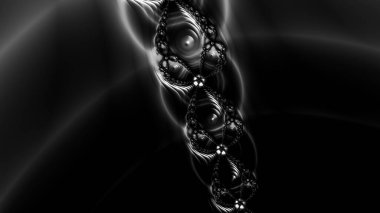 Soyut Bilgisayar Fraktal Tasarımı. Fraktal hiç bitmeyen bir desen. Fraktallar, farklı ölçeklerde kendine benzeyen sonsuz derecede karmaşık kalıplardır. Cep telefonu duvar kağıdı için harika.