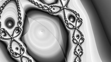 Soyut Bilgisayar Fraktal Tasarımı. Fraktal hiç bitmeyen bir desen. Fraktallar, farklı ölçeklerde kendine benzeyen sonsuz derecede karmaşık kalıplardır. Cep telefonu duvar kağıdı için harika.