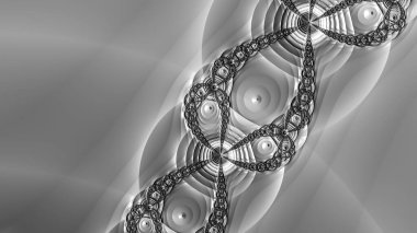 Soyut Bilgisayar Fraktal Tasarımı. Fraktal hiç bitmeyen bir desen. Fraktallar, farklı ölçeklerde kendine benzeyen sonsuz derecede karmaşık kalıplardır. Cep telefonu duvar kağıdı için harika.