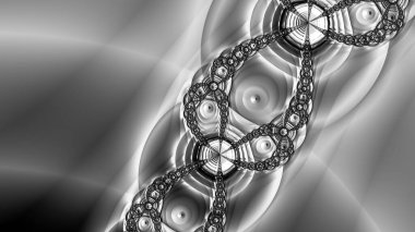 Soyut Bilgisayar Fraktal Tasarımı. Fraktal hiç bitmeyen bir desen. Fraktallar, farklı ölçeklerde kendine benzeyen sonsuz derecede karmaşık kalıplardır. Cep telefonu duvar kağıdı için harika.