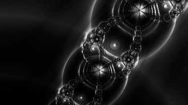 Soyut Bilgisayar Fraktal Tasarımı. Fraktal hiç bitmeyen bir desen. Fraktallar, farklı ölçeklerde kendine benzeyen sonsuz derecede karmaşık kalıplardır. Cep telefonu duvar kağıdı için harika.