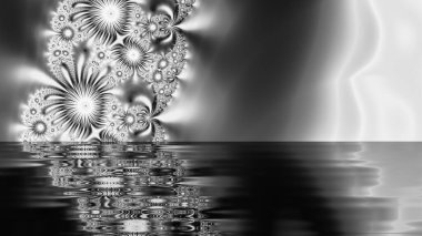 Soyut Bilgisayar Fraktal Tasarımı. Fraktal hiç bitmeyen bir desen. Fraktallar, farklı ölçeklerde kendine benzeyen sonsuz derecede karmaşık kalıplardır. Cep telefonu duvar kağıdı için harika.