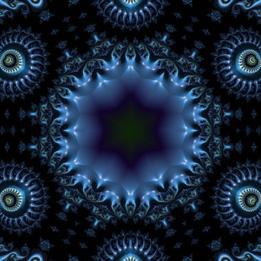 Soyut Bilgisayar Fraktal Tasarımı. Fraktal hiç bitmeyen bir desen. Fraktallar, farklı ölçeklerde kendine benzeyen sonsuz derecede karmaşık kalıplardır. Cep telefonu duvar kağıdı için harika.