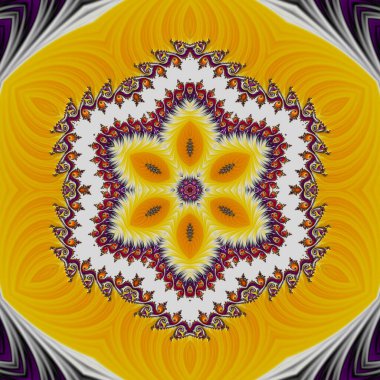 Soyut Bilgisayar Fraktal Tasarımı. Fraktal hiç bitmeyen bir desen. Fraktallar, farklı ölçeklerde kendine benzeyen sonsuz derecede karmaşık kalıplardır. Cep telefonu duvar kağıdı için harika.