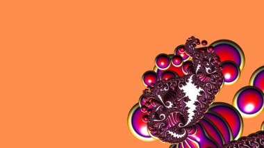 Soyut Bilgisayar Fraktal Tasarımı. Fraktal hiç bitmeyen bir desen. Fraktallar, farklı ölçeklerde kendine benzeyen sonsuz derecede karmaşık kalıplardır. Cep telefonu duvar kağıdı için harika.