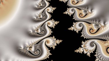 Soyut Bilgisayar Fraktal Tasarımı. Fraktal hiç bitmeyen bir desen. Fraktallar, farklı ölçeklerde kendine benzeyen sonsuz derecede karmaşık kalıplardır. Cep telefonu duvar kağıdı için harika.