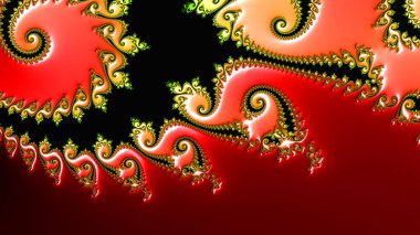 Soyut Bilgisayar Fraktal Tasarımı. Fraktal hiç bitmeyen bir desen. Fraktallar, farklı ölçeklerde kendine benzeyen sonsuz derecede karmaşık kalıplardır. Cep telefonu duvar kağıdı için harika.