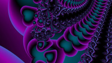 Soyut Bilgisayar Fraktal Tasarımı. Fraktal hiç bitmeyen bir desen. Fraktallar, farklı ölçeklerde kendine benzeyen sonsuz derecede karmaşık kalıplardır. Cep telefonu duvar kağıdı için harika.