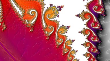 Soyut Bilgisayar Fraktal Tasarımı. Fraktal hiç bitmeyen bir desen. Fraktallar, farklı ölçeklerde kendine benzeyen sonsuz derecede karmaşık kalıplardır. Cep telefonu duvar kağıdı için harika.