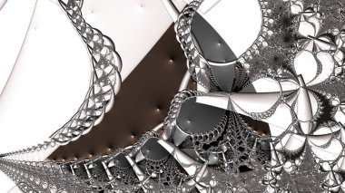 Soyut Bilgisayar Fraktal Tasarımı. Fraktal hiç bitmeyen bir desen. Fraktallar, farklı ölçeklerde kendine benzeyen sonsuz derecede karmaşık kalıplardır. Cep telefonu duvar kağıdı için harika.