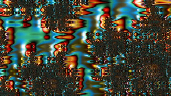 Abstract Computer Generated Fractal Design Fractal Never Ending Pattern Fractals — Stock Photo, Image