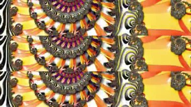 Soyut Bilgisayar Fraktal Tasarımı. Fraktal hiç bitmeyen bir desen. Fraktallar, farklı ölçeklerde kendine benzeyen sonsuz derecede karmaşık kalıplardır. Cep telefonu duvar kağıdı için harika.