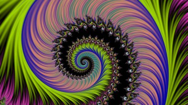 Soyut Bilgisayar Fraktal Tasarımı. Fraktal hiç bitmeyen bir desen. Fraktallar, farklı ölçeklerde kendine benzeyen sonsuz derecede karmaşık kalıplardır. Cep telefonu duvar kağıdı için harika.