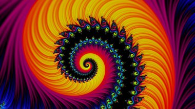 Soyut Bilgisayar Fraktal Tasarımı. Fraktal hiç bitmeyen bir desen. Fraktallar, farklı ölçeklerde kendine benzeyen sonsuz derecede karmaşık kalıplardır. Cep telefonu duvar kağıdı için harika.