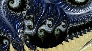 Soyut Bilgisayar Fraktal Tasarımı. Fraktal hiç bitmeyen bir desen. Fraktallar, farklı ölçeklerde kendine benzeyen sonsuz derecede karmaşık kalıplardır. Cep telefonu duvar kağıdı için harika.