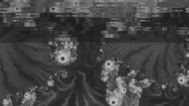 Soyut Bilgisayar Fraktal Tasarımı. Fraktal hiç bitmeyen bir desen. Fraktallar, farklı ölçeklerde kendine benzeyen sonsuz derecede karmaşık kalıplardır. Cep telefonu duvar kağıdı için harika.