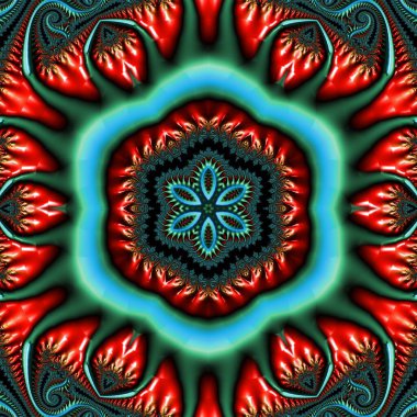 Soyut Bilgisayar Fraktal Tasarımı. Fraktal hiç bitmeyen bir desen. Fraktallar, farklı ölçeklerde kendine benzeyen sonsuz derecede karmaşık kalıplardır. Cep telefonu duvar kağıdı için harika.