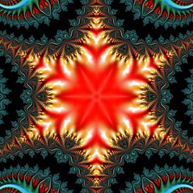 Soyut Bilgisayar Fraktal Tasarımı. Fraktal hiç bitmeyen bir desen. Fraktallar, farklı ölçeklerde kendine benzeyen sonsuz derecede karmaşık kalıplardır. Cep telefonu duvar kağıdı için harika.