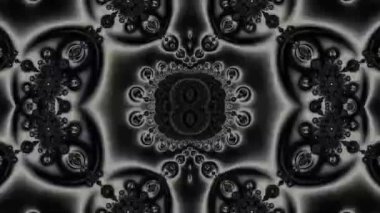 Soyut Bilgisayar Fraktal Tasarımı. Fraktal hiç bitmeyen bir desen. Fraktallar, farklı ölçeklerde kendine benzeyen sonsuz derecede karmaşık kalıplardır. Cep telefonu duvar kağıdı için harika.