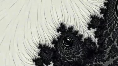 Soyut Bilgisayar Fraktal Tasarımı. Fraktal hiç bitmeyen bir desen. Fraktallar, farklı ölçeklerde kendine benzeyen sonsuz derecede karmaşık kalıplardır. Cep telefonu duvar kağıdı için harika.