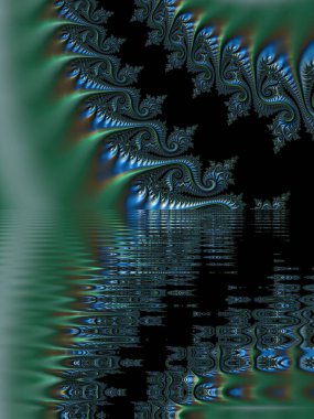 Soyut Bilgisayar Fraktal Tasarımı. Fraktal hiç bitmeyen bir desen. Fraktallar, farklı ölçeklerde kendine benzeyen sonsuz derecede karmaşık kalıplardır. Cep telefonu duvar kağıdı için harika.