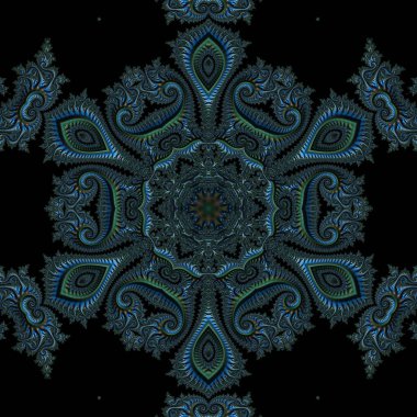 Soyut Bilgisayar Fraktal Tasarımı. Fraktal hiç bitmeyen bir desen. Fraktallar, farklı ölçeklerde kendine benzeyen sonsuz derecede karmaşık kalıplardır. Cep telefonu duvar kağıdı için harika.