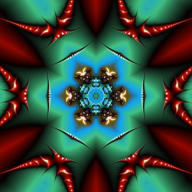 Soyut Bilgisayar Fraktal Tasarımı. Fraktal hiç bitmeyen bir desen. Fraktallar, farklı ölçeklerde kendine benzeyen sonsuz derecede karmaşık kalıplardır. Cep telefonu duvar kağıdı için harika.